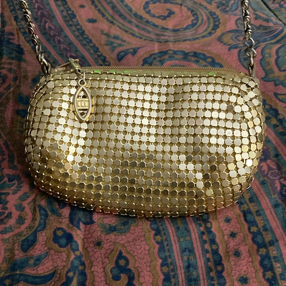 Gold Chainmail Evening Bag